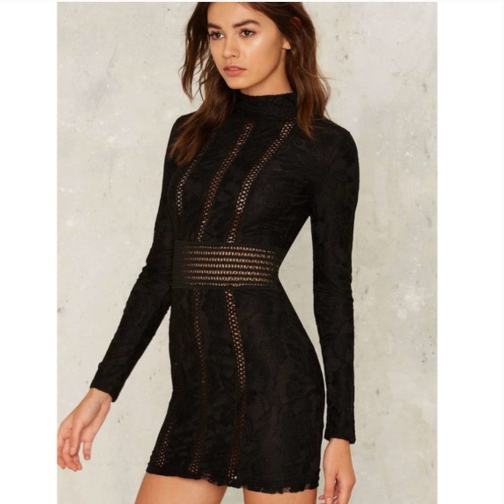 Rare London Axel Bodycon Dress (Size Small)